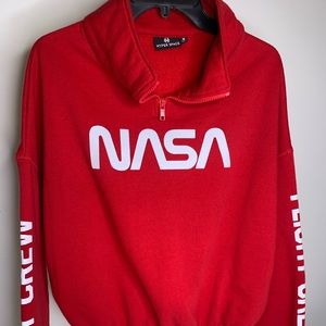 Very Cool NASA pullover by: Hyper Space | size: Medium | color: Red